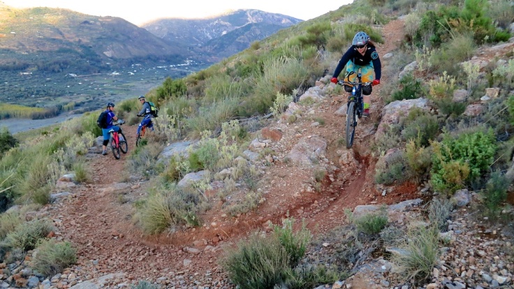 The upgraded Juliana Furtado in action on '100 Switchbacks' (it doesn't actually have 100 switchbacks on the trail, fyi) Image copyright Aoife Glass